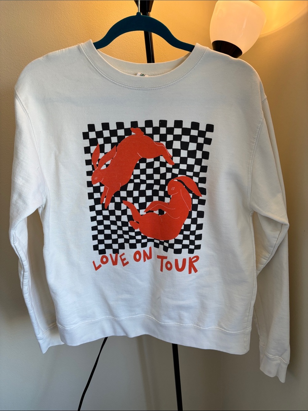 Harry Styles Official Merch "Love On Tour" Rabbits Crewneck